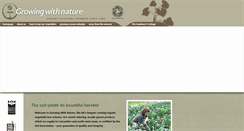 Desktop Screenshot of growing-with-nature.co.uk